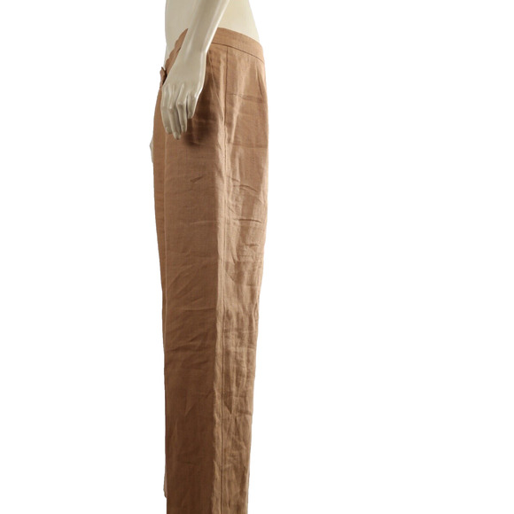 Unbranded Wool Beige Coat with MaxMara Linen Pants Set Suit Size 12 - Picture 13 of 16